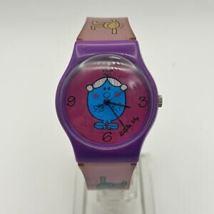 Little Shy Purple Kids Watch 32mm Working New Battery